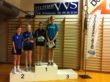 Mixdouble U15C. 1. plads til Marlene Thomsen og Mike Bjørnbak. 2. plads til Signe Hovmøller Christensen og Jesper Vestergaar.